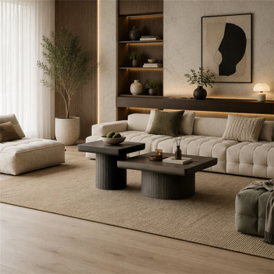 Ensemble de tables gigognes Modern Wood