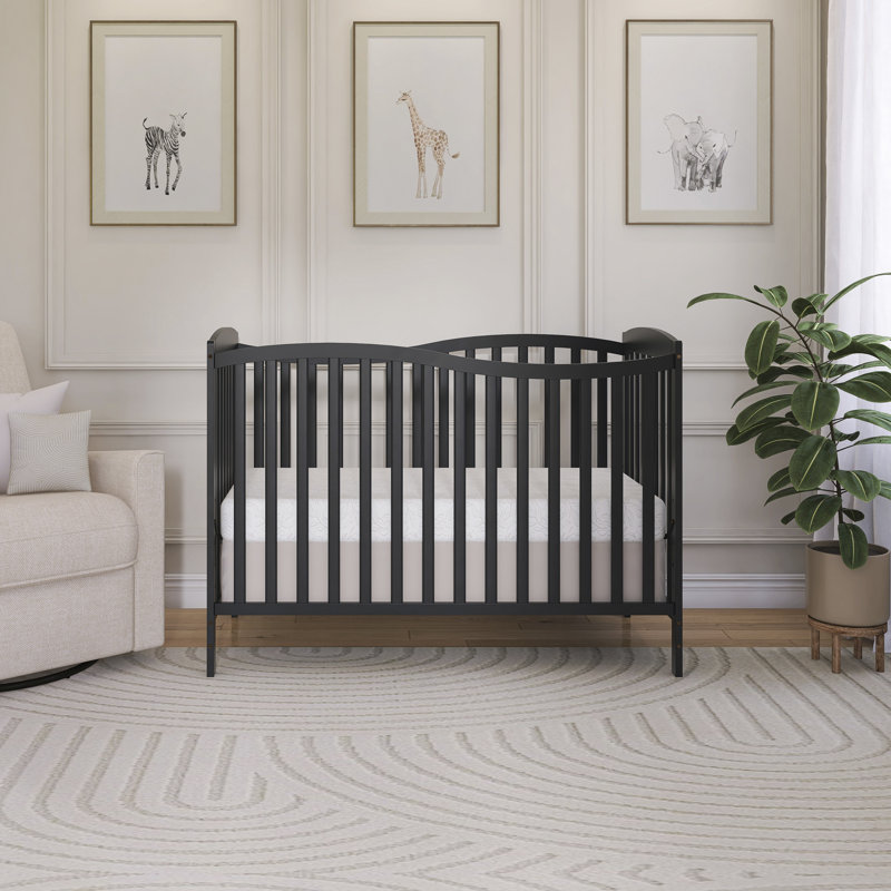Lit de bébé convertible 5-en-1 Chelsea, Noir