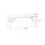 Banc rembourré noir-469103125
