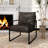 Bradon 24.6'' Wide Vintage Soft Vegan Leather Arm Accent Chair with Removable Backrest-236760272-209717692