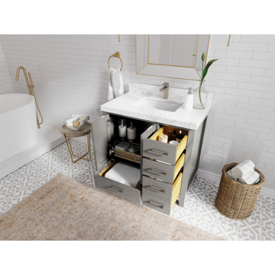 Ensemble de meuble-lavabo simple 36 po Malibu