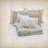 Reversible Bedding Sets, Cotton Percale 6 Piece Farmhouse Bedroom