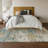 Premium Machine Washable Hintzen AMF69 Teal Rug-943850251