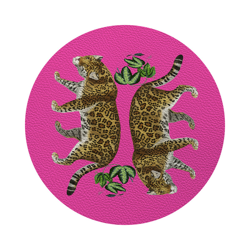 Napperon Leopard, Rose millennial