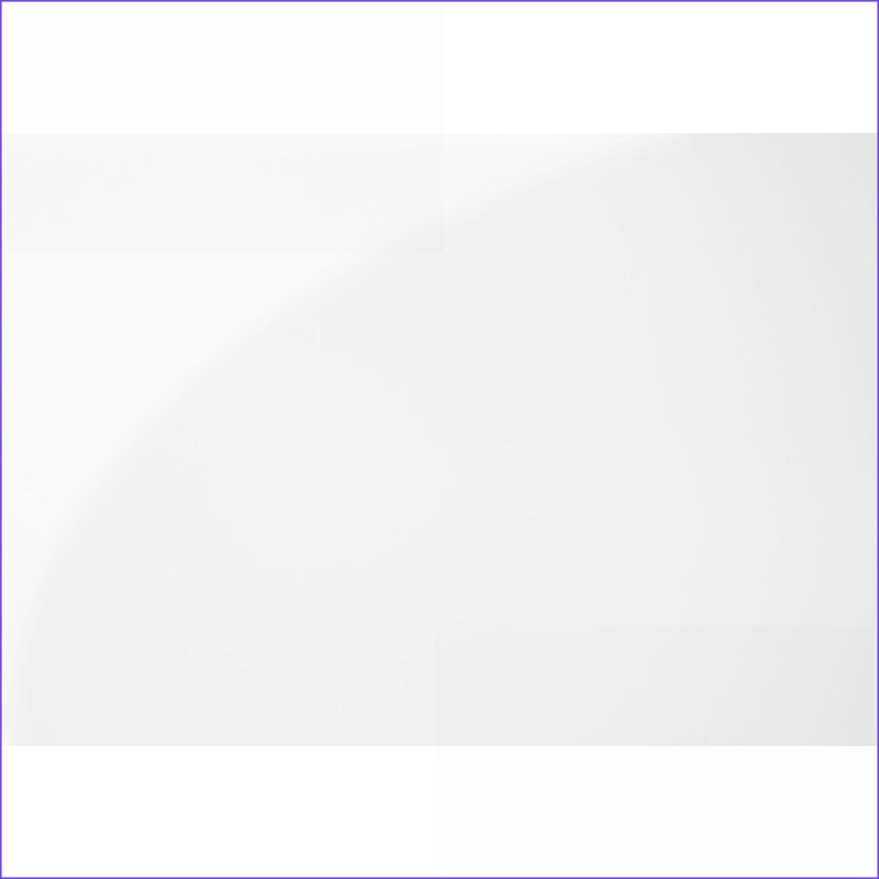 Stratifié blanc peu encombrant Table basse en métal, hauteur de bar 36 po, contemporaine pour les petites cuisines