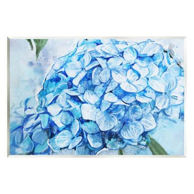 «Blue Hydrangea Blossom Leaves», art giclée par Ziwei Li