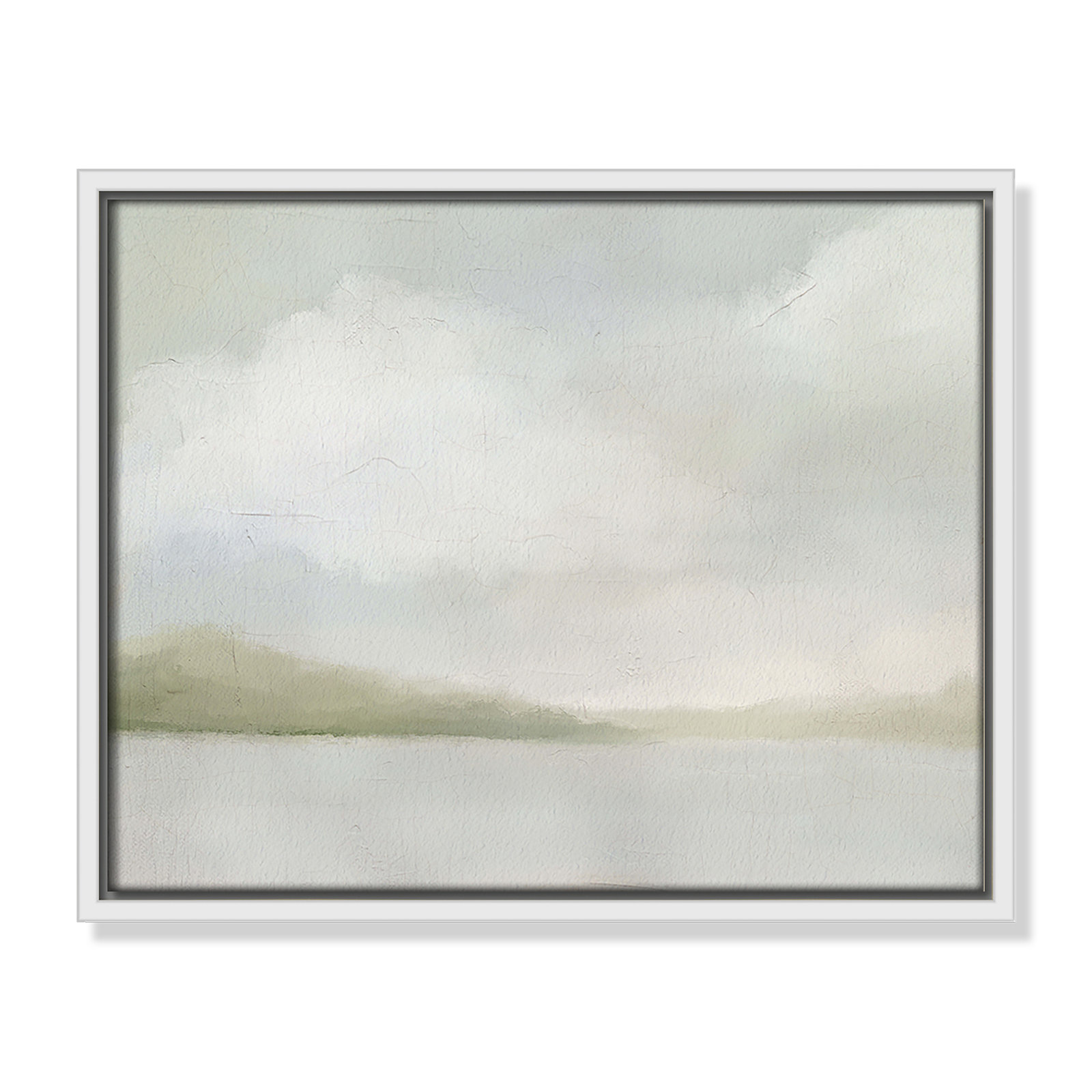 A Tranquil Morning, 12.5" H x 15.5" W, White