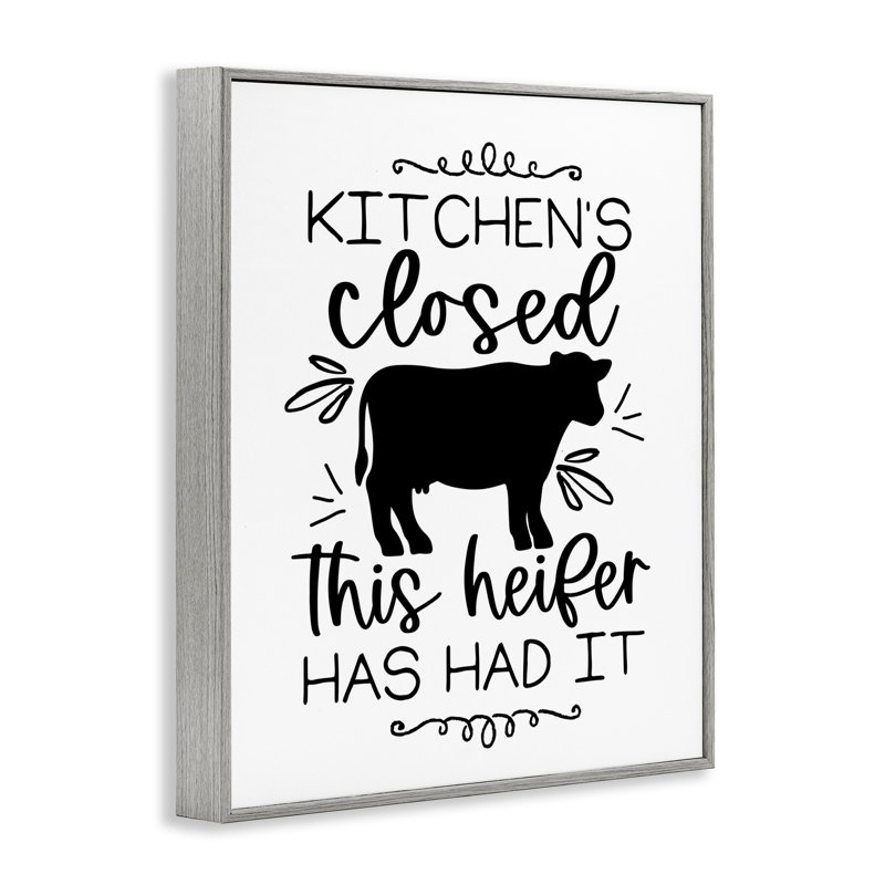 Giclée encadrée Kitchen Kitchen, Estampe numérique Farmhouse, H 30 po x l 24 po