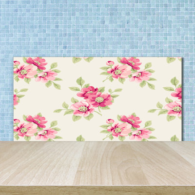 50cm W x 100cm L Glass Peel and Stick Panel