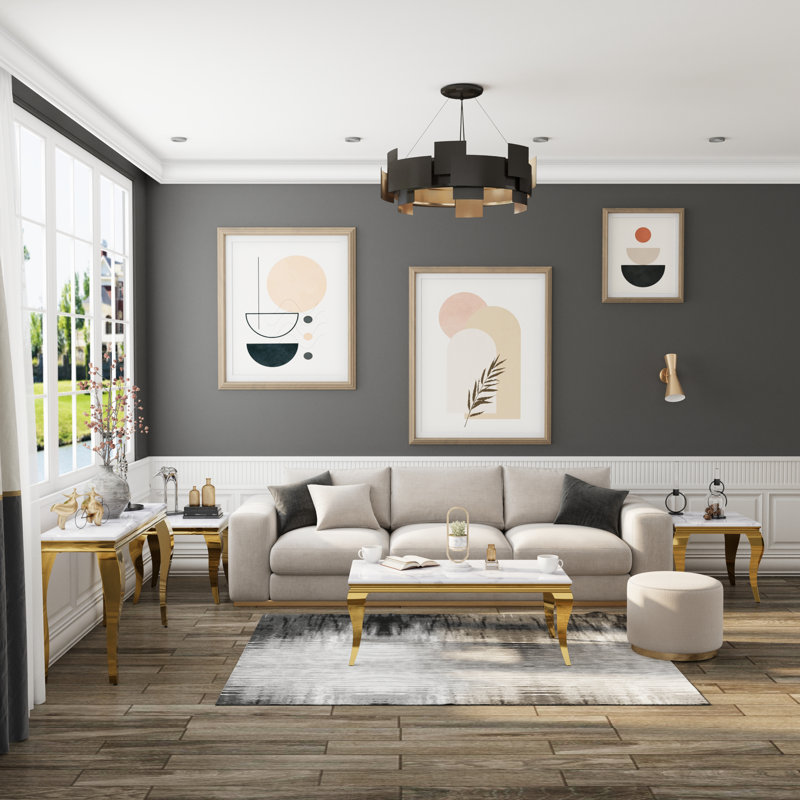 Ensemble de tables de bout