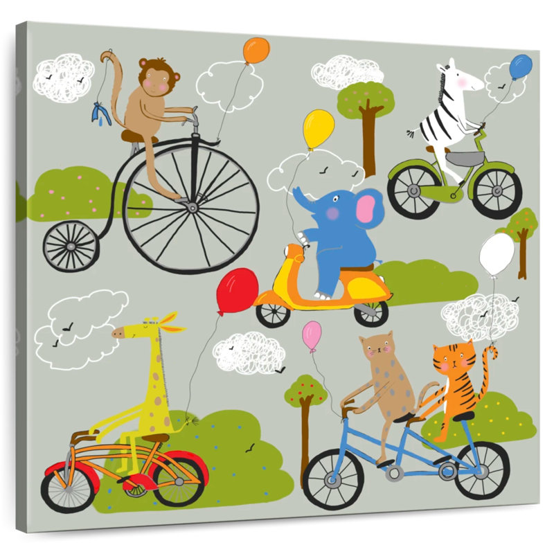 Ashelle Zoo On Wheels, 39" H x 39" W