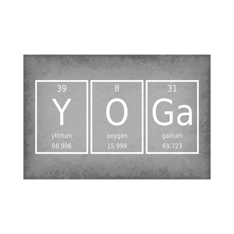 Yoga 1 Piece Wrapped Canvas Painting, 101.6 cm H x 66.04 cm W x 3.175 cm D