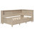 Twin Size Wood Daybed With Storage Shelves And 3 Drawers, Antique White Milk-1685981975