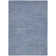 Mulican Solid Color Machine Made Power Loom Polypropylene Indoor / Outdoor Area Rug in Blue