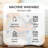 4 - Piece Comforter , Pattern, Double Ruffle Edge, Matching White Pillow, Brushed Microfiber , Soft Second Layer, Round Machine Washable-131527150-131527148