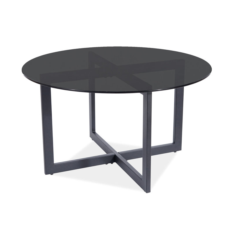 Danese Cross Legs Coffee Table, 42cm H x 80cm W x 80cm D