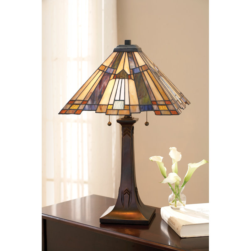 Lampe de table noire 25 po Amerski