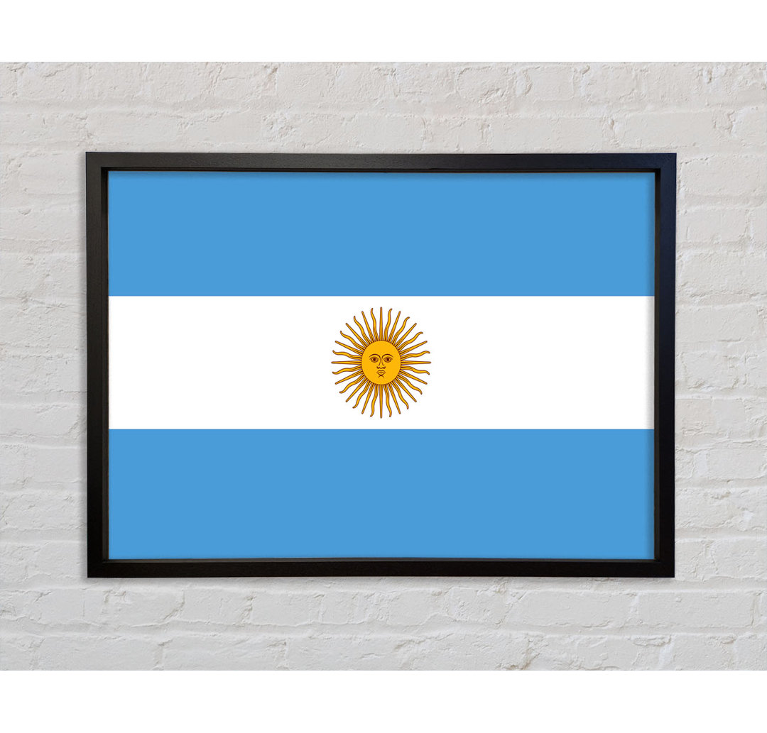 Argentinien 1 - Einzelner Bilderrahmen Kunstdrucke auf Leinwand