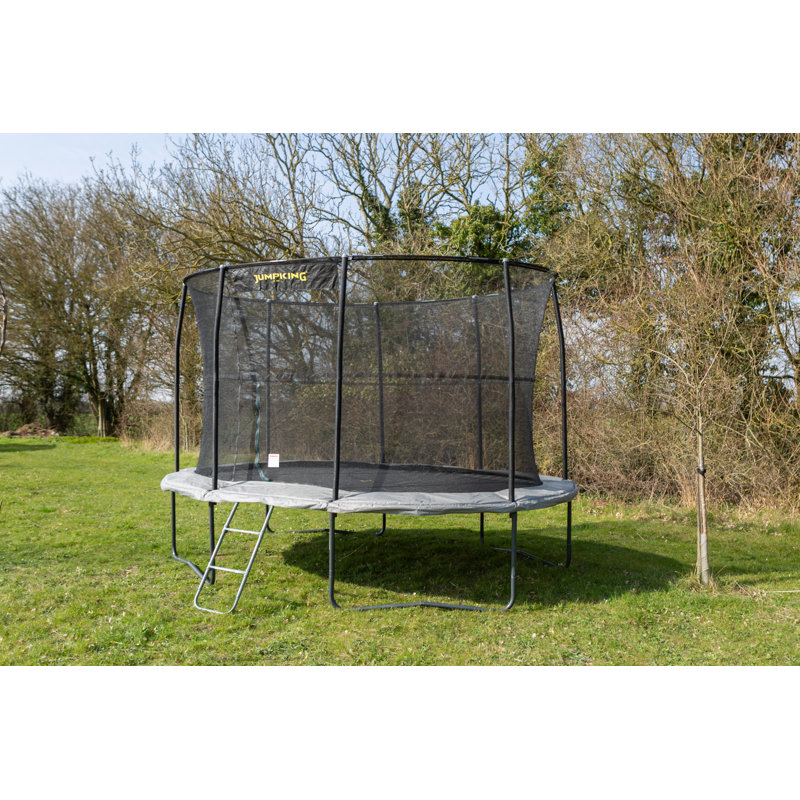 9ft x 13ft JumpKing Oval Combo Pro Trampoline with Safety Enclosure
