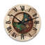 Ancienne horloge murale géante en bois ancienne carte de la Galaxie IV-1620644698
