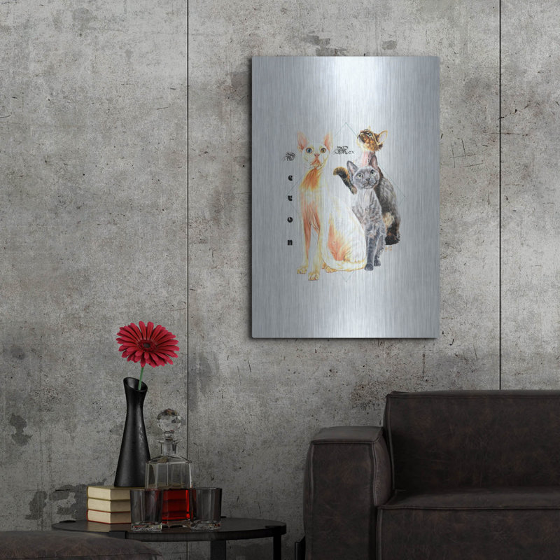 "Devon Rex" par Barbara Keith, H 36 po x l 24 po