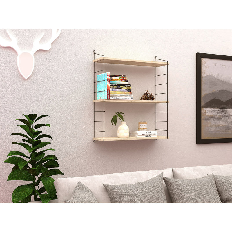 Locelso Floating Shelf, Natural