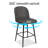 Kanasha 26.9" Swivel Counter Height Bar Stools-734594570-734411364