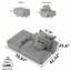 Canapé modulaire surdimensionné Modern-881335684