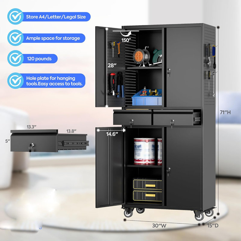 Rolling Tool Storage Cabinet