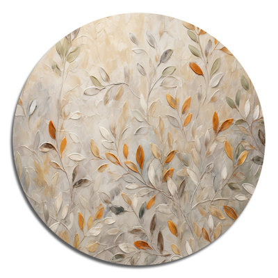 Charmant - Abstract Round Metal Art