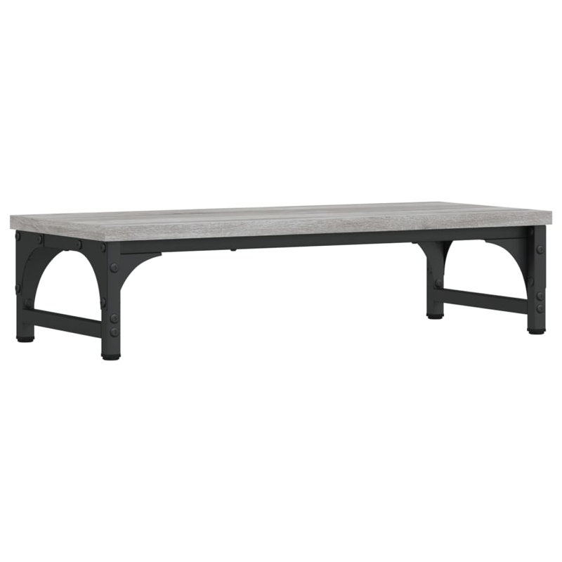 Millers Monitor Stand, 14cm H x 21.7cm W x 23cm D, Grey Sonoma