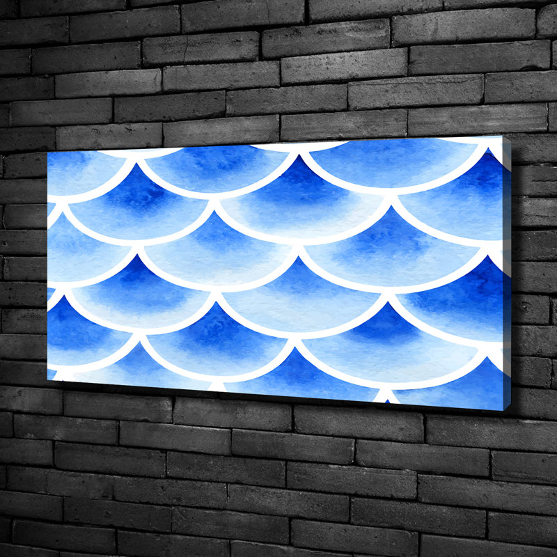Fish Scales - Wrapped Canvas Print