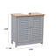 Abishek 23.6cm Single Bathroom Vanity Base Only in Grey