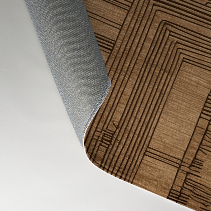 Tapis brun d'intérieur et d'extérieur, Rectangle 9 pi x 12 pi