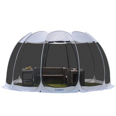 Tente de patio avec abri escamotable pour patio et abri de jardin