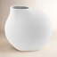 Nona White 5.5" Porcelain Table Vase