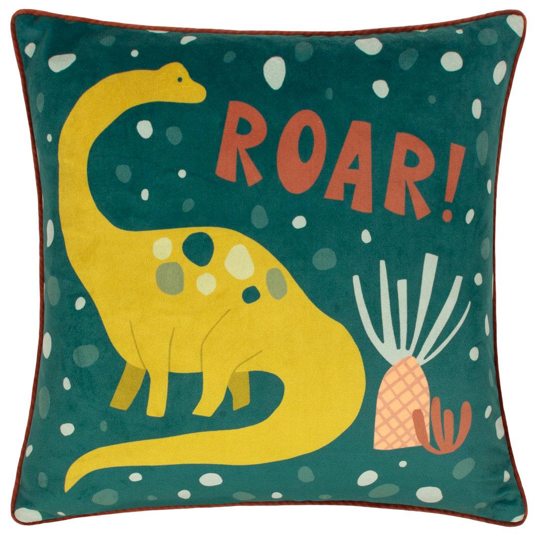 Teal Square Cushion