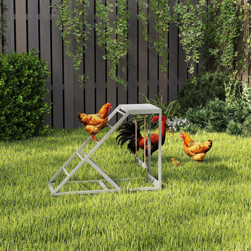 Darea 4.13 Square Feet Chicken Coop with Roosting Bar For Up To 2 Chickens