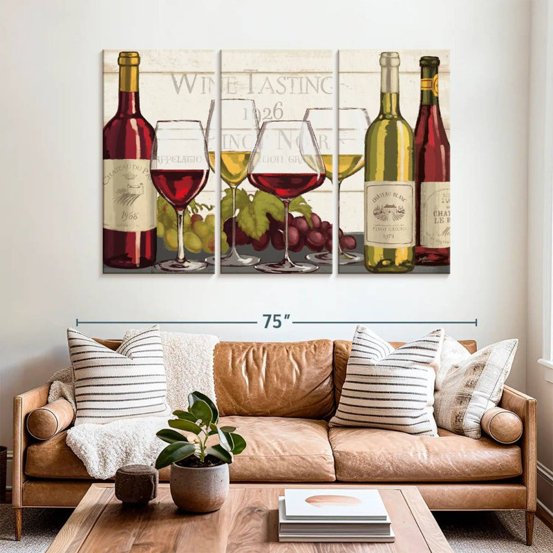 Yarlin Wine Tasting I, 42" H x 65" W