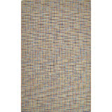 Tweedy Handmade Hand Tufted Wool Orange/Blue/Green Rug
