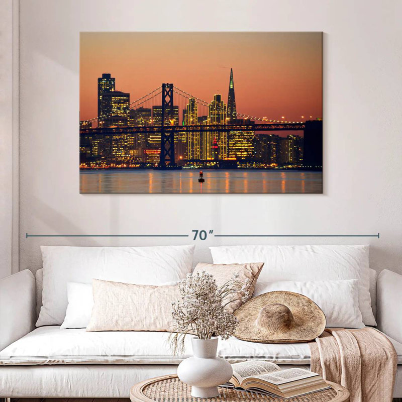 «Sirci Vibrant», horizon de San Francisco, H 32 po x l 48 po