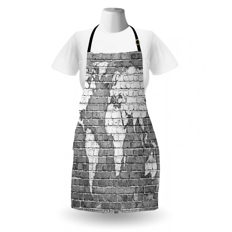 Tablier wanderlust, Gris