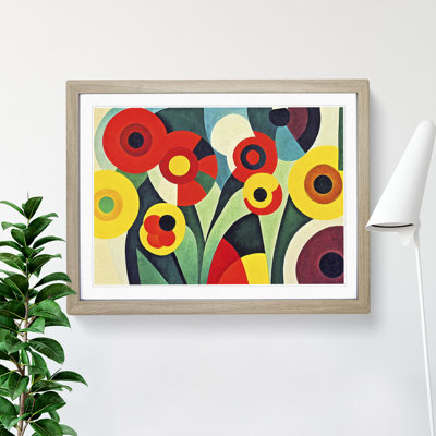 Dreamy Abstract Flowers - Single Picture Frame Print