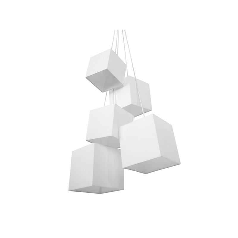 5 - Light Cluster Pendant, White