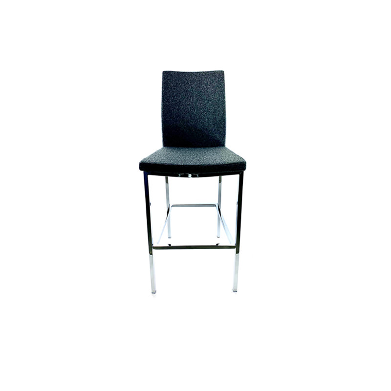 Tabouret de comptoir Agim, Chrome, Tabouret de comptoir (assise de 24 po de hauteur)