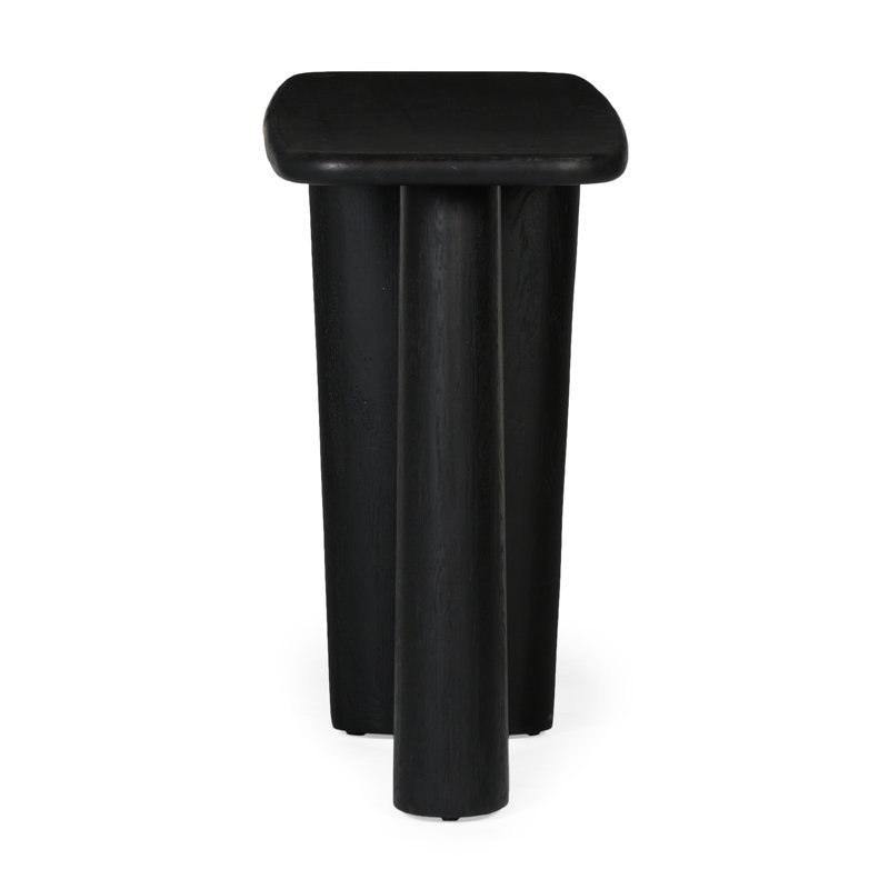 Daily 52'' Solid Wood Console Table, Black
