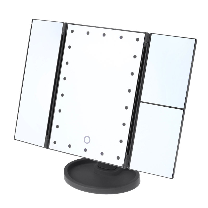 Robinswood Flat Floor Mirror, Black 