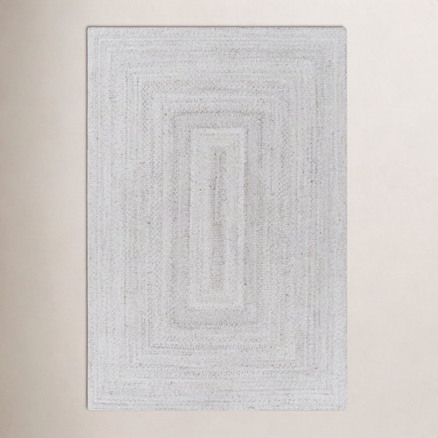 Hinton Cream Hand-Woven Outdoor Rug, Rectangle 8'10" x 12'