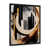 Impression noire sur toile encadrée sélectionné