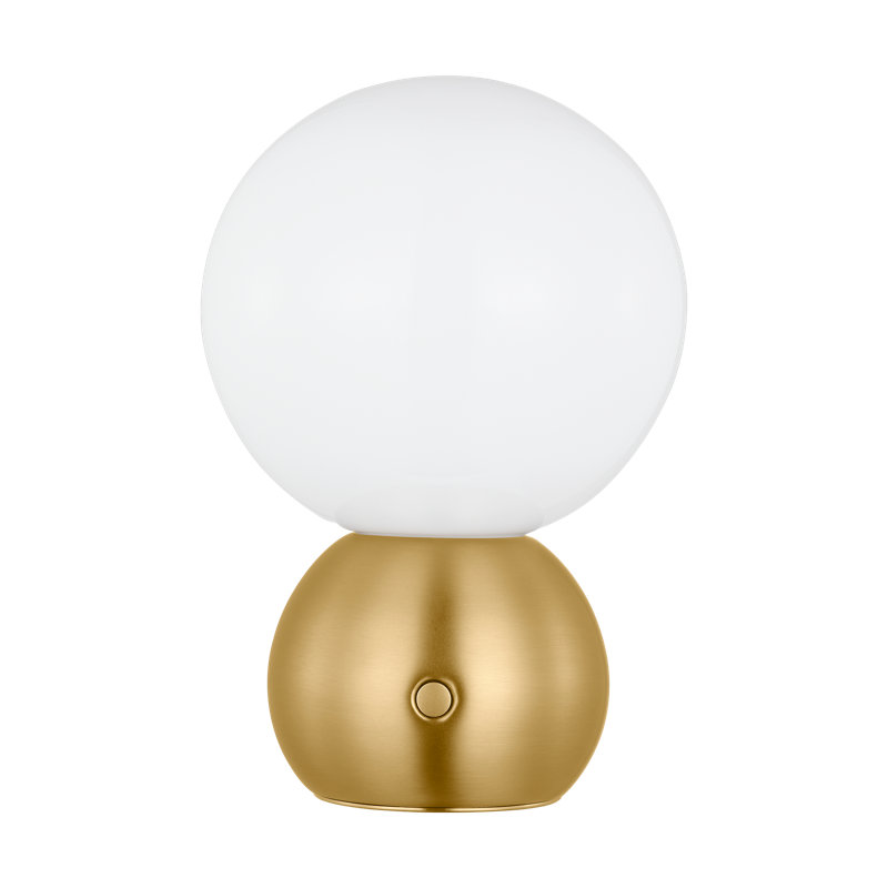 Suki LED Table Lamp, Burnished Brass